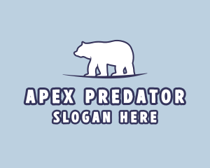 Polar Bear Wildlife logo design