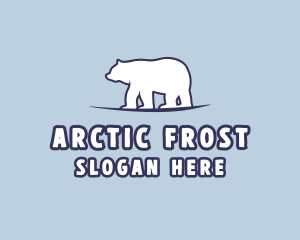 Polar Bear Wildlife logo design