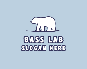 Polar Bear Wildlife logo design