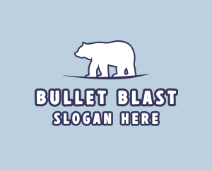 Polar Bear Wildlife logo design