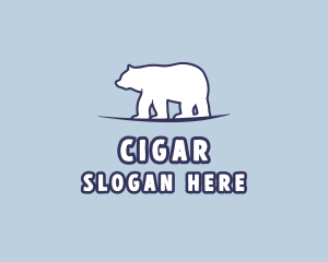 Polar Bear Wildlife logo design