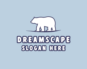 Polar Bear Wildlife logo design