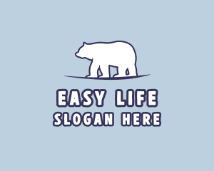 Polar Bear Wildlife logo design