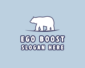 Polar Bear Wildlife logo design