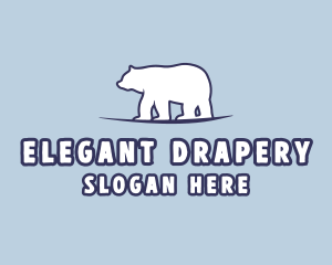 Polar Bear Wildlife logo design