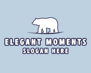 Polar Bear Wildlife logo design