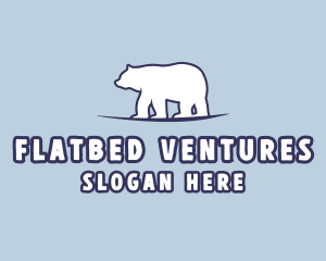 Polar Bear Wildlife logo design