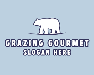 Polar Bear Wildlife logo design