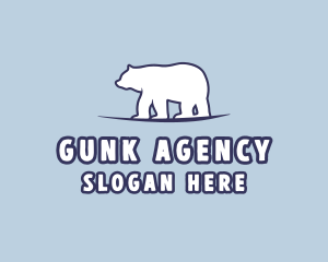 Polar Bear Wildlife logo design