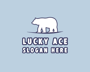 Polar Bear Wildlife logo design