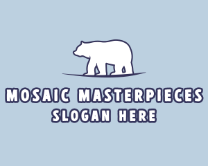 Polar Bear Wildlife logo design