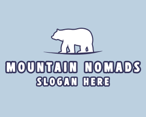 Polar Bear Wildlife logo design