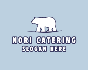 Polar Bear Wildlife logo design