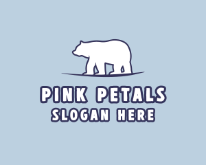 Polar Bear Wildlife logo design