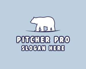 Polar Bear Wildlife logo design