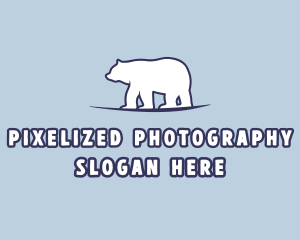 Polar Bear Wildlife logo design