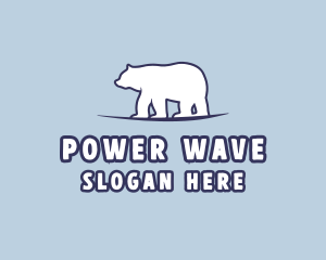 Polar Bear Wildlife logo design