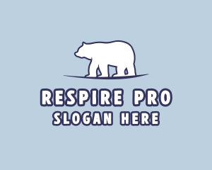 Polar Bear Wildlife logo design