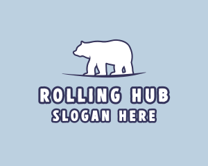 Polar Bear Wildlife logo design