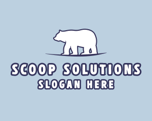 Polar Bear Wildlife logo design