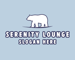 Polar Bear Wildlife logo design