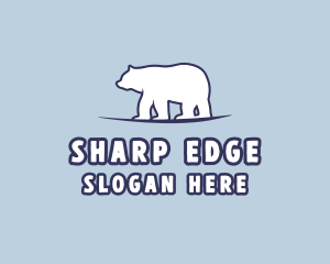 Polar Bear Wildlife logo design