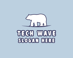 Polar Bear Wildlife logo design