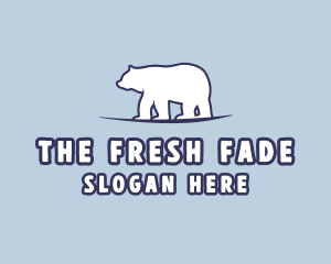 Polar Bear Wildlife logo design