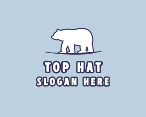 Polar Bear Wildlife logo design