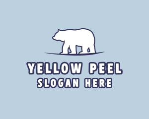 Polar Bear Wildlife logo design