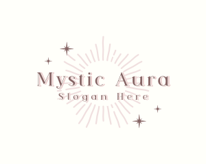 Mystic Sun Sparkle logo design