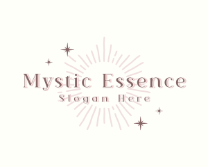 Mystic Sun Sparkle logo design