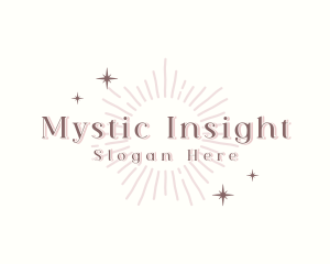 Mystic Sun Sparkle logo design