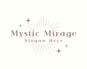 Mystic Sun Sparkle logo design