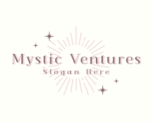 Mystic Sun Sparkle logo design