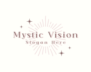 Mystic Sun Sparkle logo design