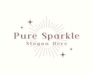 Mystic Sun Sparkle logo design