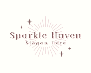 Mystic Sun Sparkle logo design