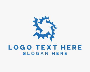 Mechanical Cog Star logo