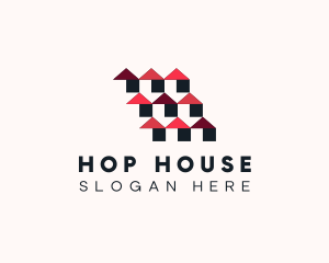 Residential Housing Roof  logo design