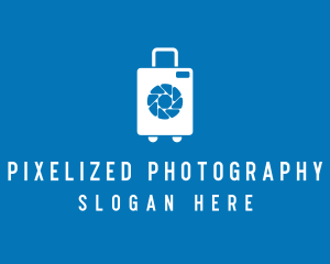 Luggage Camera Photography logo design