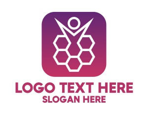 Purple Human Hive logo