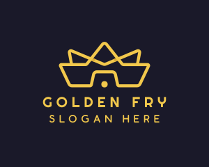 Golden Crown Boutique logo design