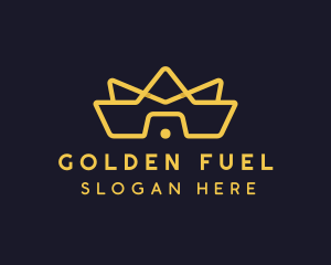 Golden Crown Boutique logo design