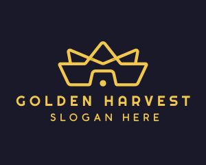 Golden Crown Boutique logo design