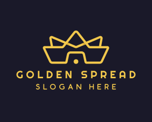 Golden Crown Boutique logo design