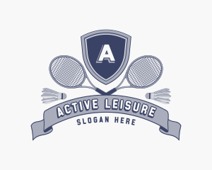 Sports Badminton Tournament logo design