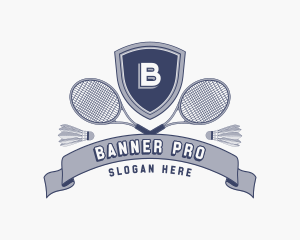 Sports Badminton Tournament logo design