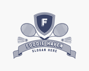 Sports Badminton Tournament logo design