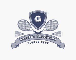 Sports Badminton Tournament logo design